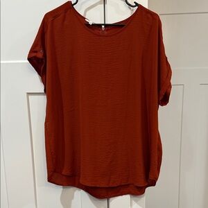 Maurices Burnt Orange Short Sleeve Top